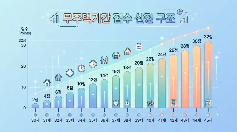 무주택기간 점수 타임라인