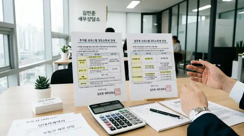 밝은 세무 상담 데스크