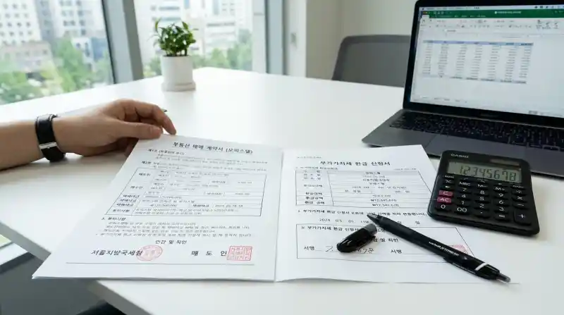 부가세 환급 & 매매 계약서 검토