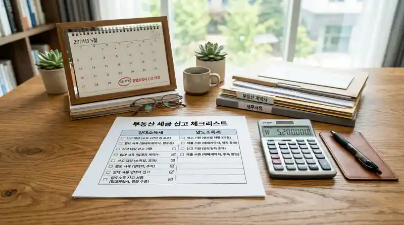 부동산 세금 체크리스트