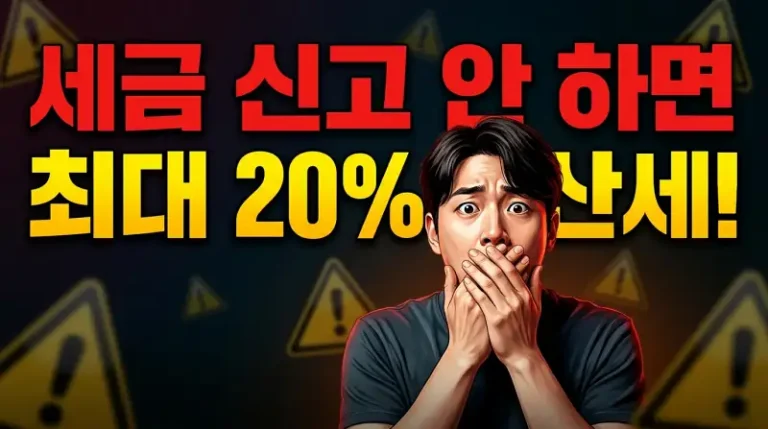 세금 신고 경고 썸네일