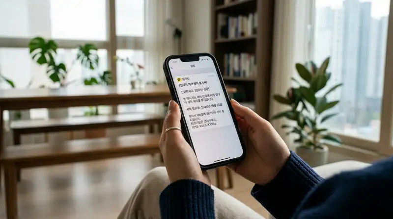  해지 통보 전송