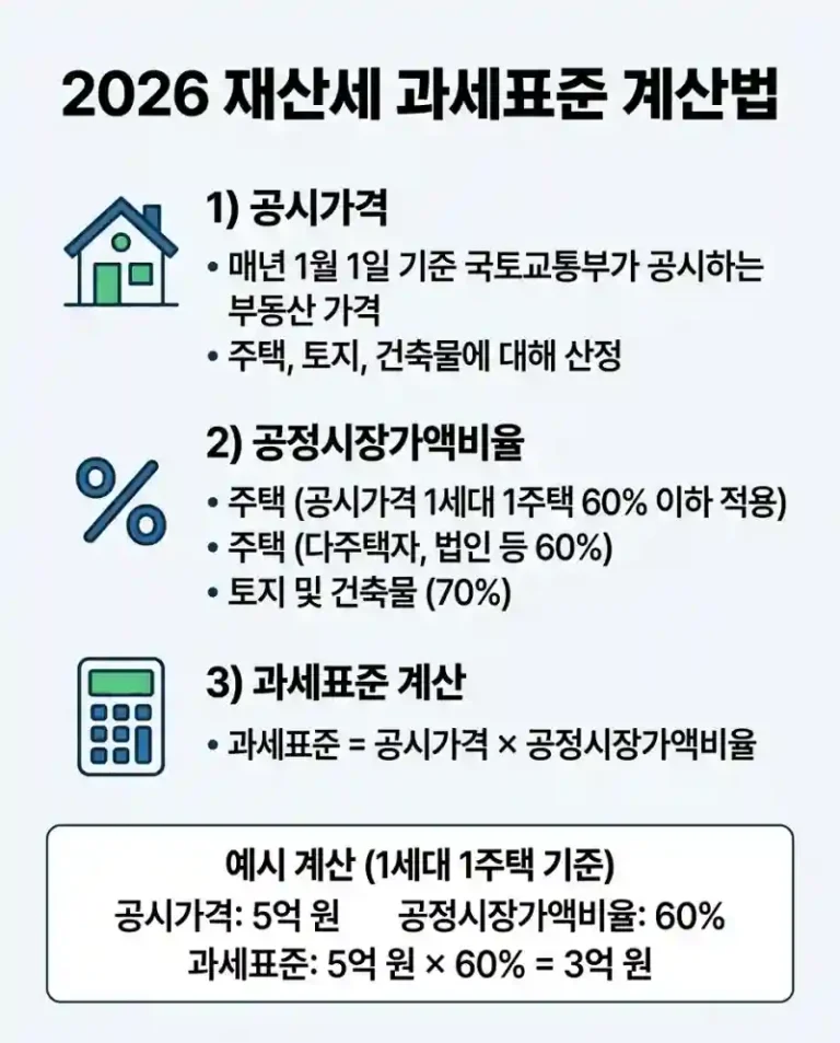 2026 재산세 계산법 총정리
