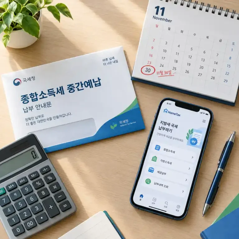종합소득세 중간예납